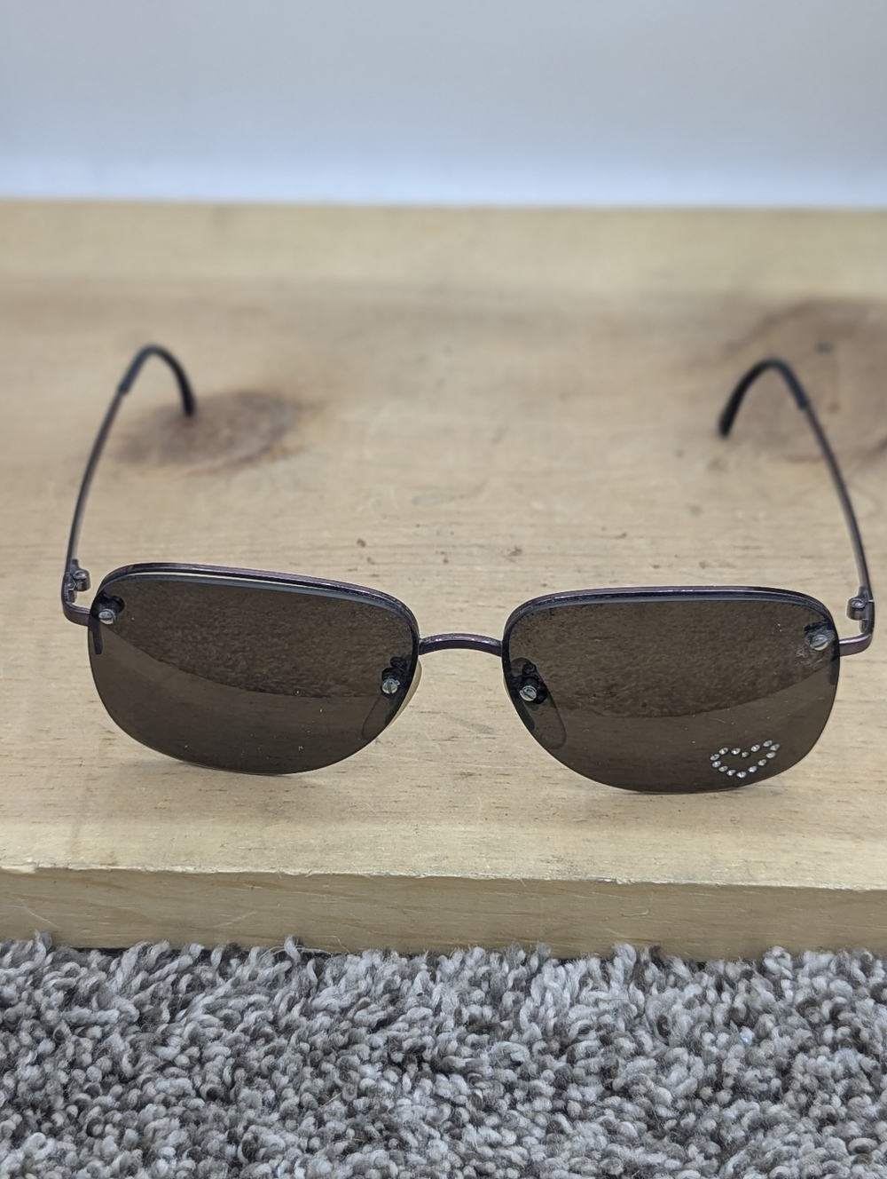 Chloe 19x Women's Sunglass/Eyeglass ***FRAMES ONLY*** Metal Rimmed